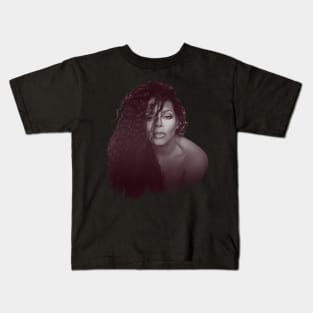 Janet Black Vintage Kids T-Shirt